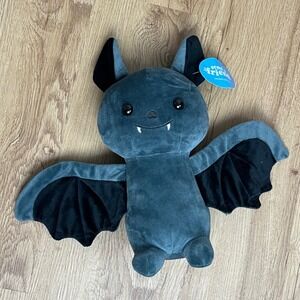 NWT Bat Plush Toy Unisex 10in Grey Spooky Kawaii Plushie